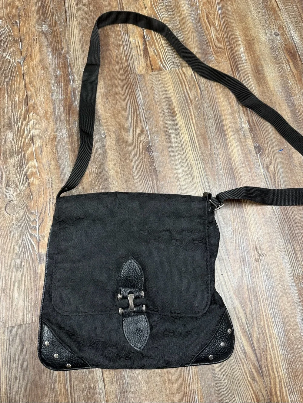 Black cross body bag